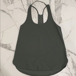 Lululemon size 6 olive tank